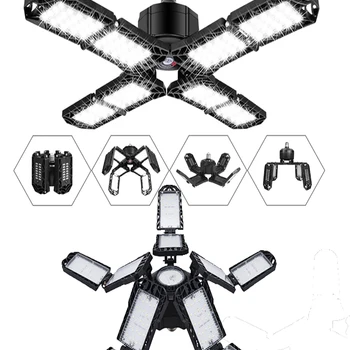 강력한 차고 Led 램프 작업장 창고 천장 작업 조명 접이식 15000 루멘 150W 조명, 차고 산업용 조명 