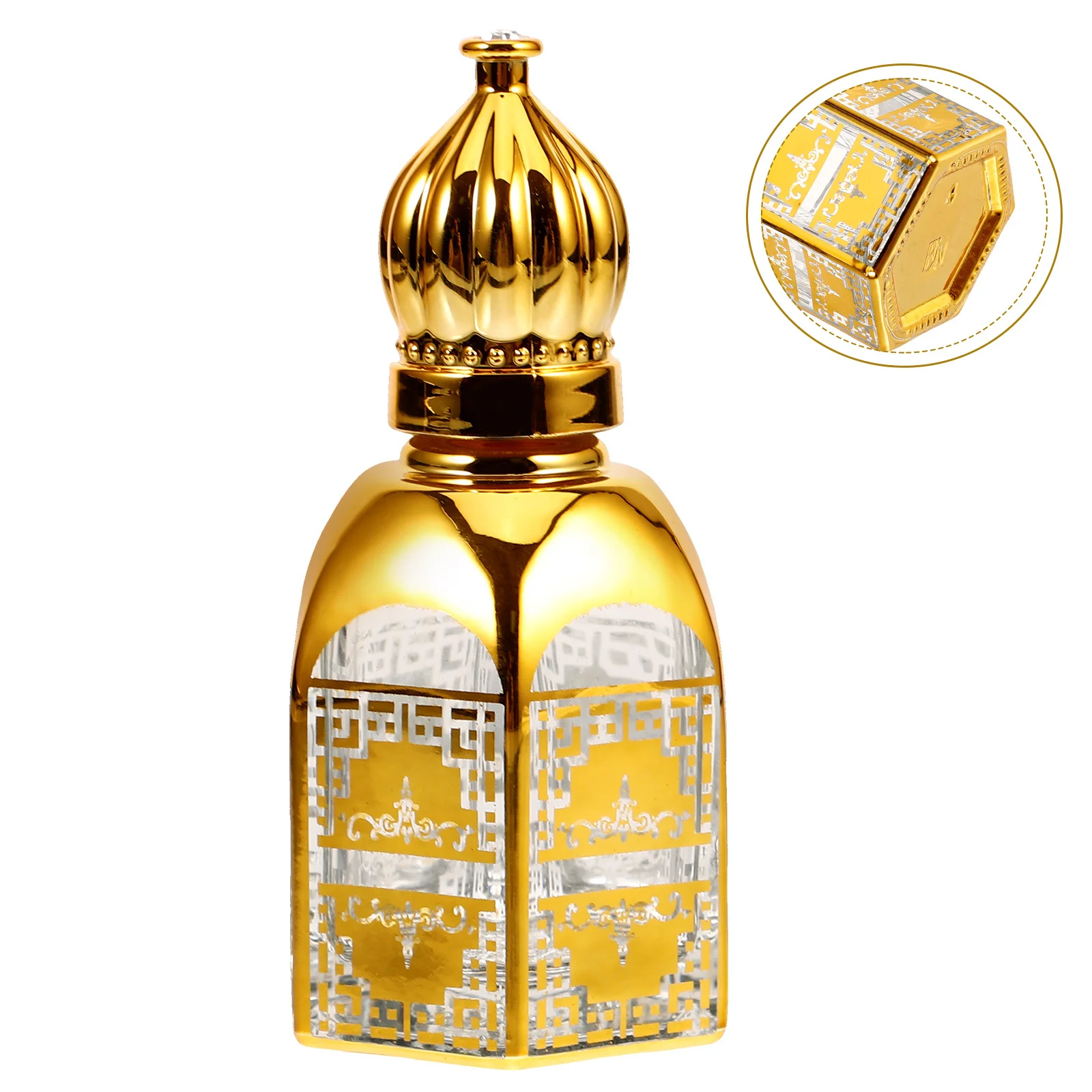 17 مللي زجاجة عطر فارغة إعادة الملء حاوية دوارة زجاجية حجم السفر زجاجة عينة من الضروري النفط المحمولة ناشر رائحة