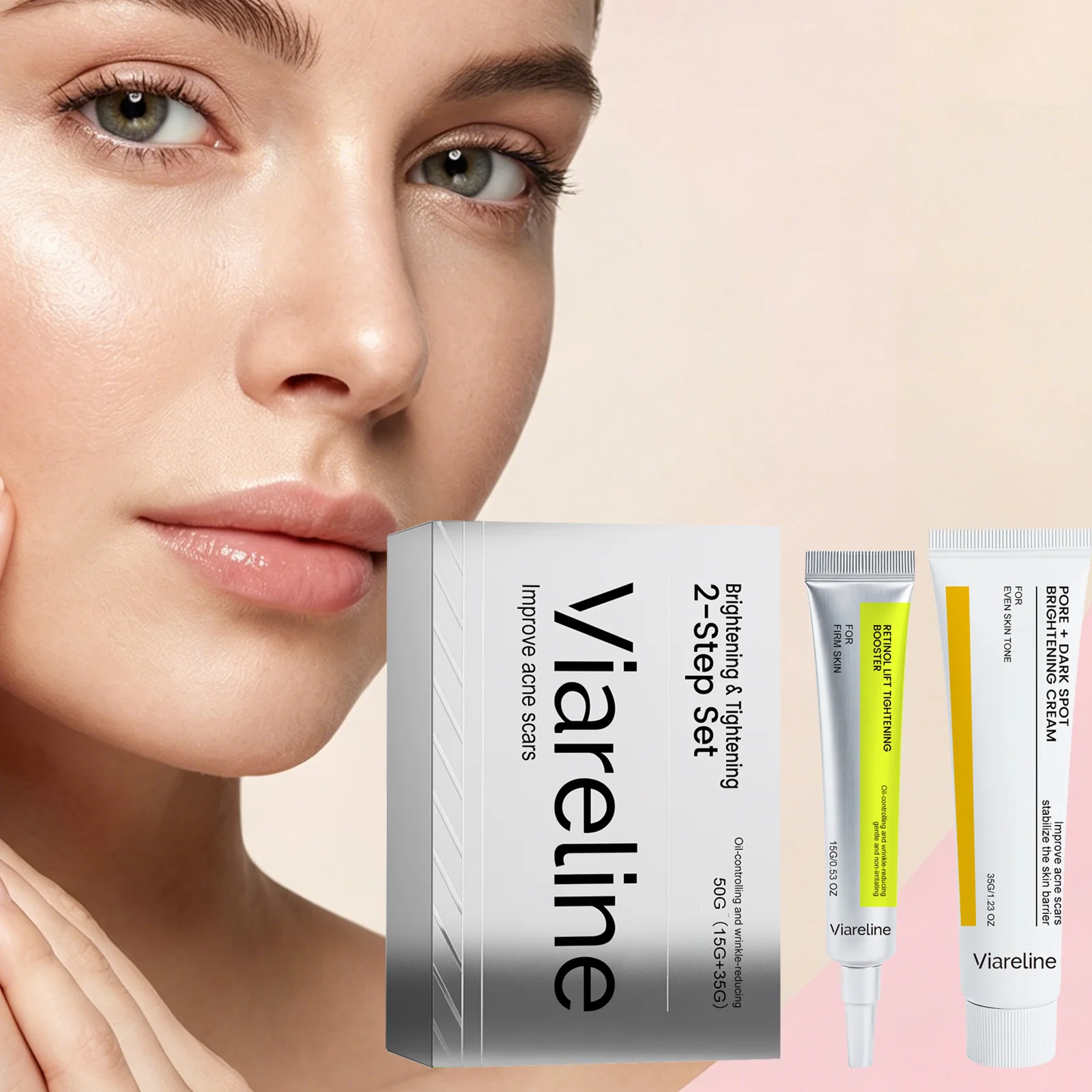 Retinol Tightening Brighten Cream Lifting Firming Fade Dark Spot Anti Acne Even Skin Tone Pore Refining Moisturizing Skin Care