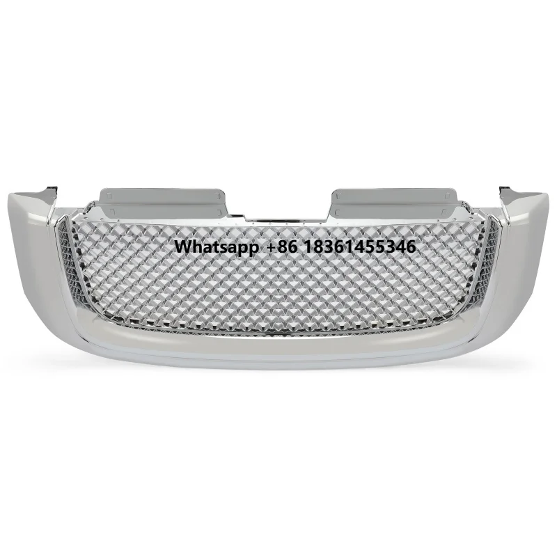 

02-08 C Envoy Chrome Luxury Mesh Style Front Upper Hood Bumper Grille