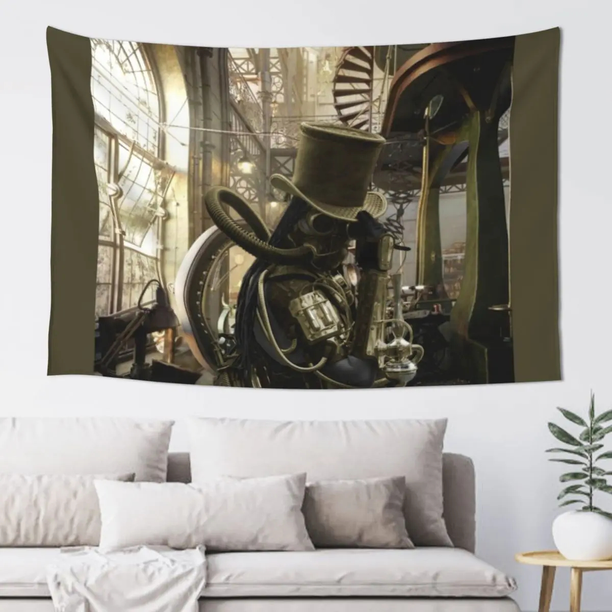 

My Secret Steampunk Laboratory Tapestry Aesthetic Home Decor Decoration Pictures Room Wall Tapestry