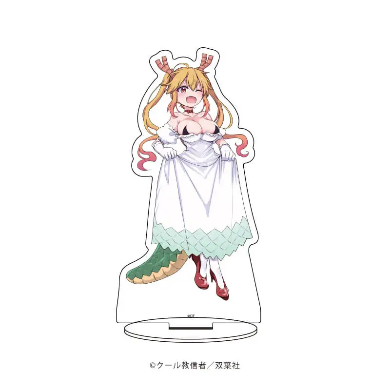 15cm Charm Anime Miss Kobayashi`s Dragon Maid Puni HD Figurel New Acrylic keychain For Fans Gifts Ornament Collection - Image 6