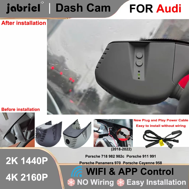 dash-cam-2k-4k-wifi-plug-and-play-per-auto-dvr-per-porsche-panamera-970-cayenne-958-2018-2019-2020-2021-2022-e-porsche-911-991