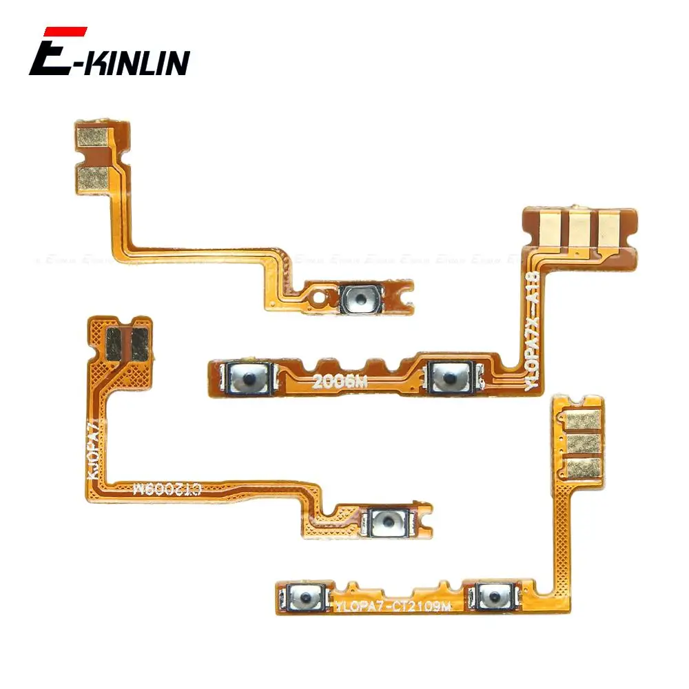 Power ON OFF Mute Switch Control Key Volume Button Flex Cable For OPPO A7x A7 AX7 A1k A12 A15 A15s A16 16s