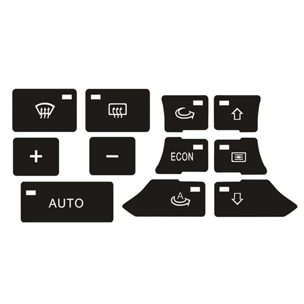 9 9 9 99 9 Headlight Button Repair Worn Knob Switch For A3 8P 2004-2008 Radio Clima Button Repair Decal Sticker
