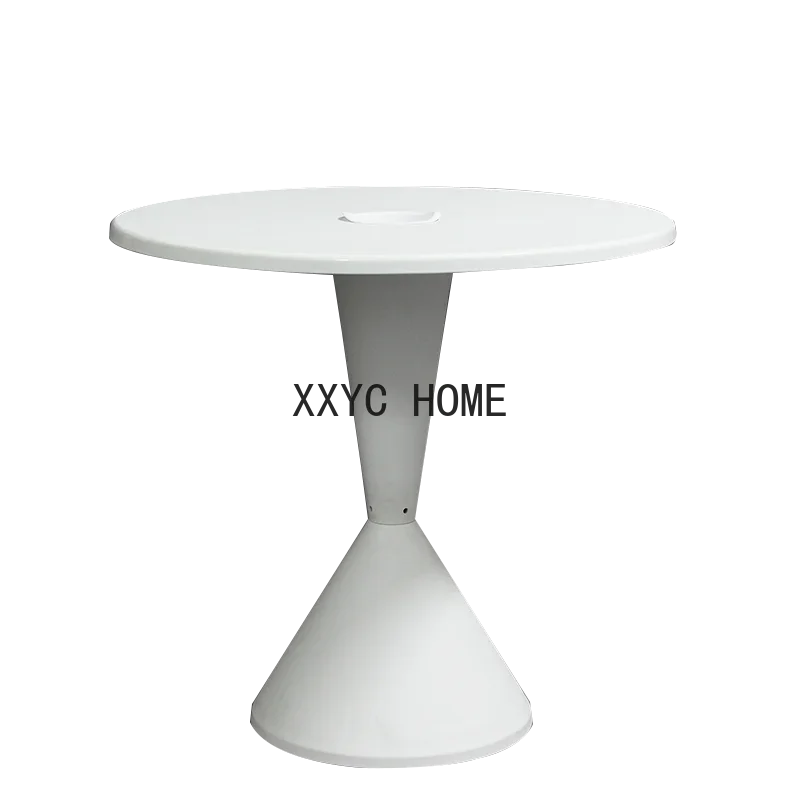 

Table Modern Minimalist Nordic Conference Table Swimming Pool Table Restaurant Plastic round Tulip