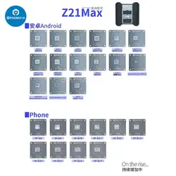 MIJING Z21 MAX BGA Chip Tin Station CPU Reballing Stencil Platform for iPhone 6-14 Pro Max A8-A17 Qualcomm Android Phone