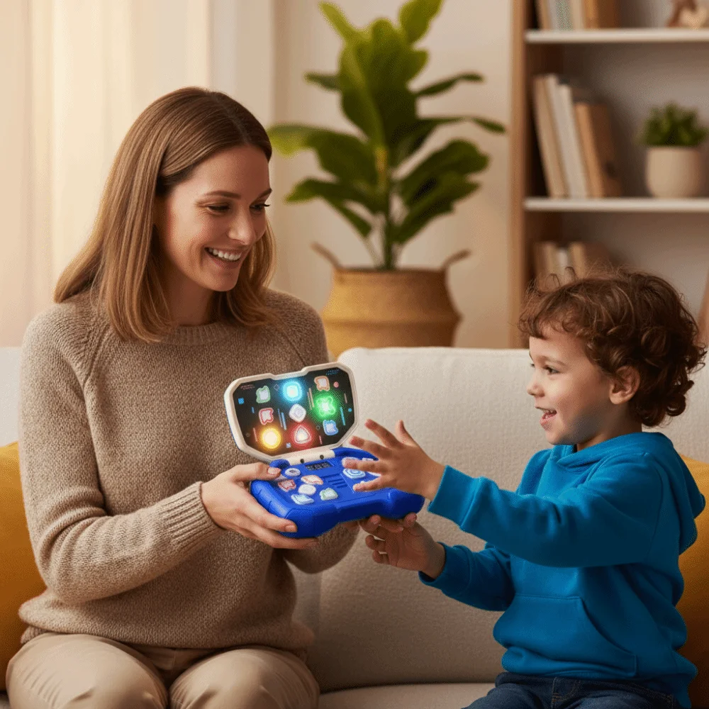 Juego de Ritmo con Luces Intermitentes Flip Design, Juego de Ritmo de Presión Rápida, Regalo para Niños, Juego de Ritmo Musical con Botones