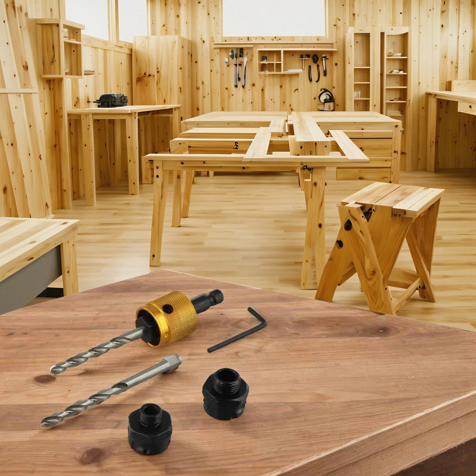 Hex Shank Tool Drill Extension Rod Construction Projects Compatibility With Various Sizes Efficient Change System