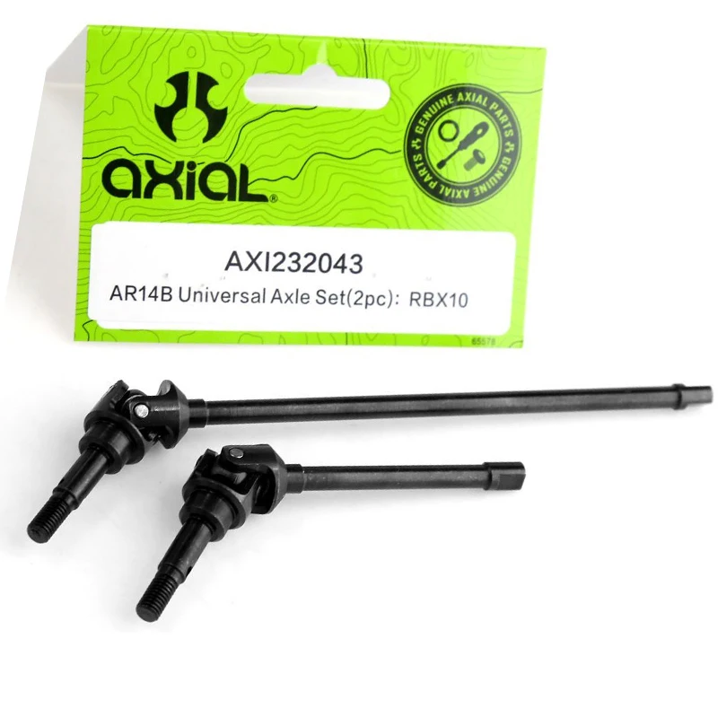 2Pcs Pipe Frame RC Car Universal Axle Set Drive Shaft AR14B Spare Parts for Off-road Axial RBX10 Ryft AXI232043
