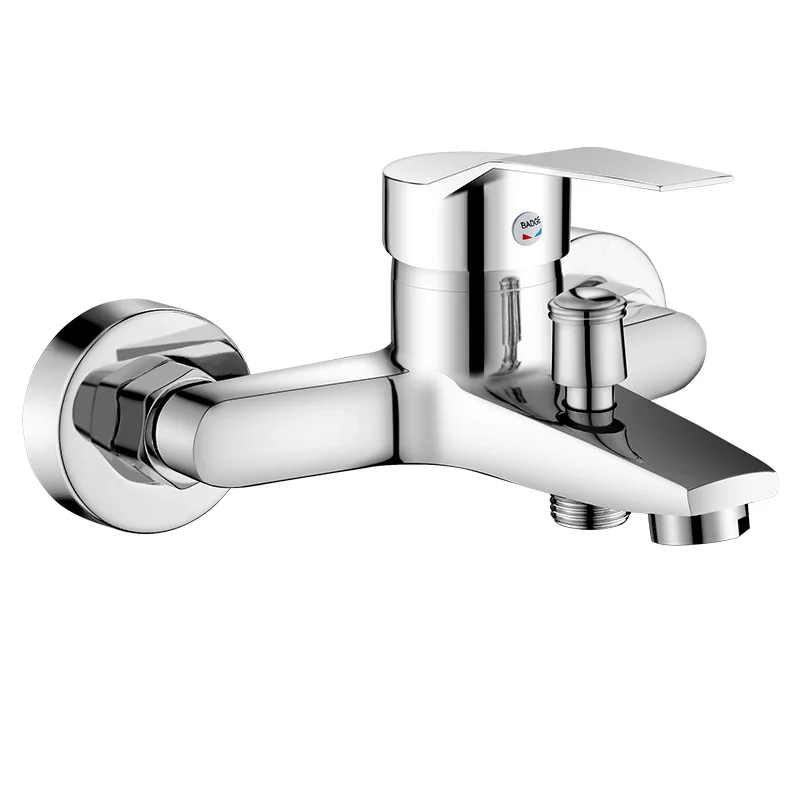 Bathroom Three-Piece Set with Shower Faucet Mixing Valve Bathtub Three-Way Hot And Cold Water System for Modern Bathrooms