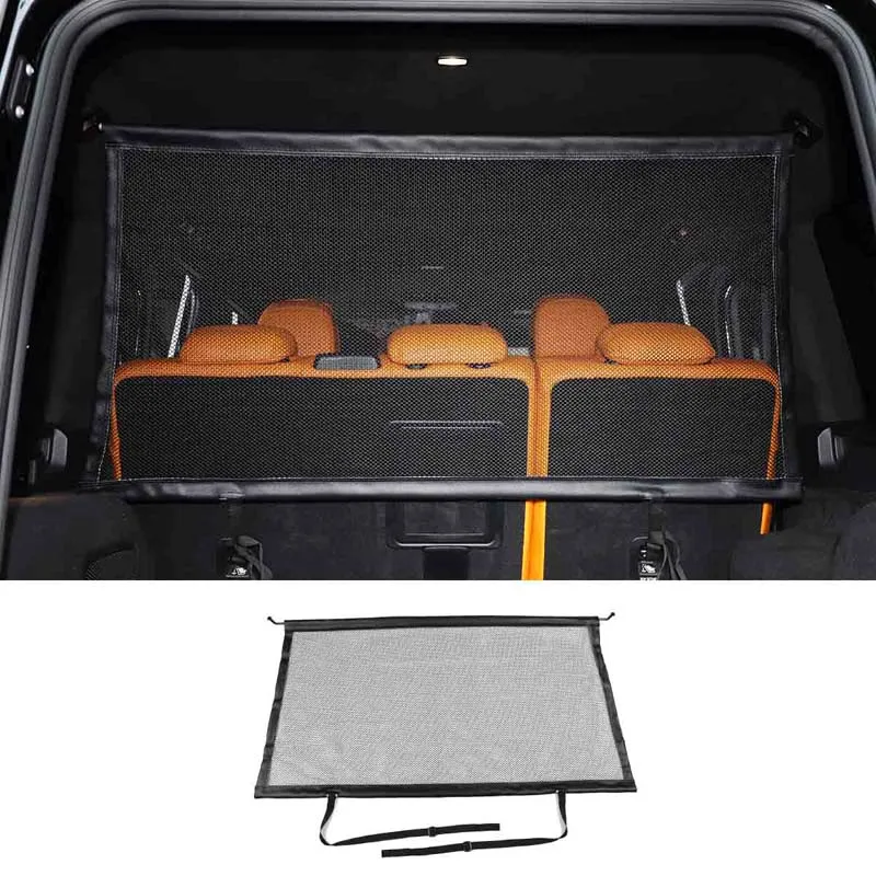 For Mercedes Benz G Class W463 W464 2004-2022 ST Car Accessories Polyester Trunk Pet Barrier Isolation Protective Net  Auto Part