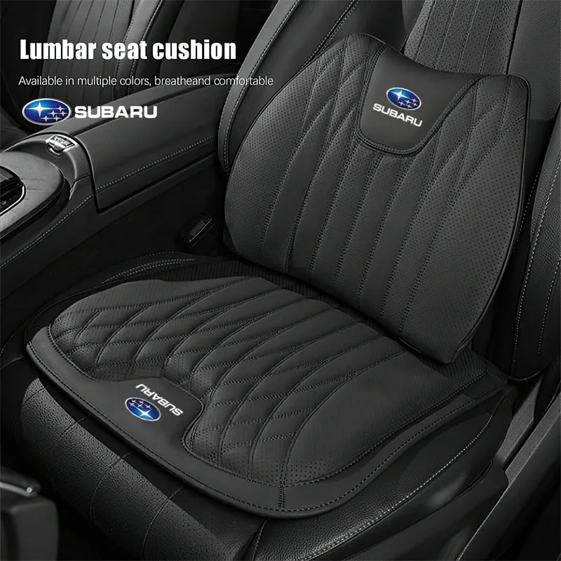 Car Seat Cushion Cover Lumbar Support Waist Cushioning For Subaru Impreza Legacy WRX STI BRZ Forester XV Outback Levorg Ascent