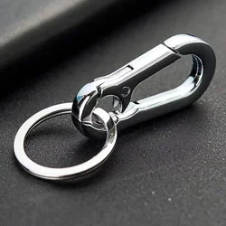 4Pcs Key Ring Keychain Keyrings Zinc Alloy Key Chain Holder Clip Key Organizer for Car Home School Office