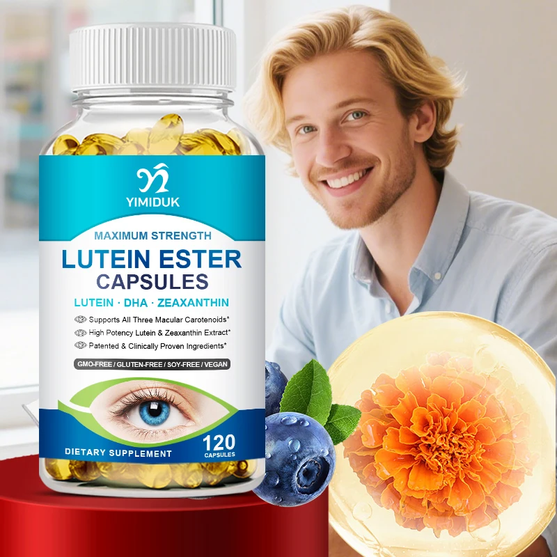

Lutein & Zeaxanthin Softgels, with Zinc, Omega-3s, & Phospholipids | Eye + Vision Health Vitamins | Non-GMO, Gluten Free