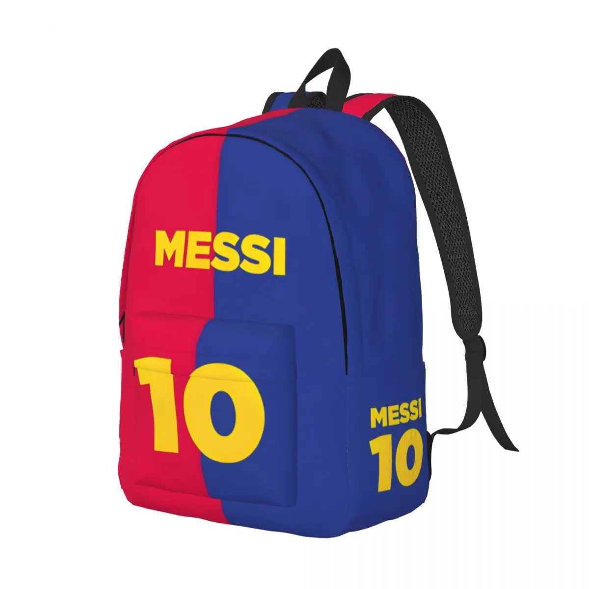 Football Star Messi 10 New Fashion High Capacity Waterproof College Backpack Trendy Laptop Travel Book Bag 15.7in 17.7in