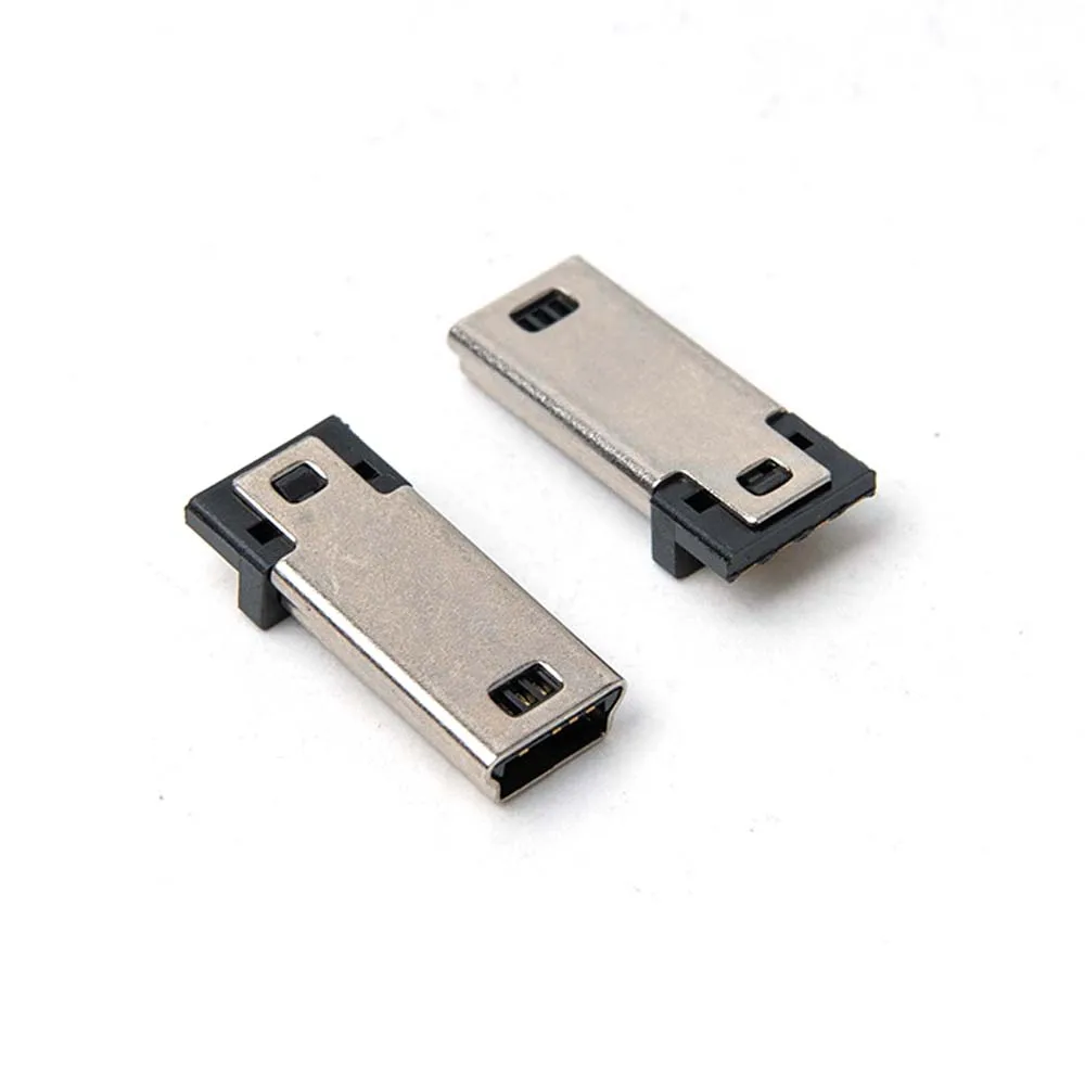 Mini 5P Male socket plug connector flat plug adapter front five rear four lengthened 17.0