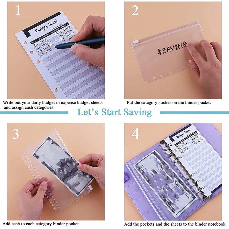 Обложка для бумаги A6 с 8 шт. карманами для бумаг A6 хорошо подходит для хранения наличных купонов, паспортов, билетов, заметок, открыток