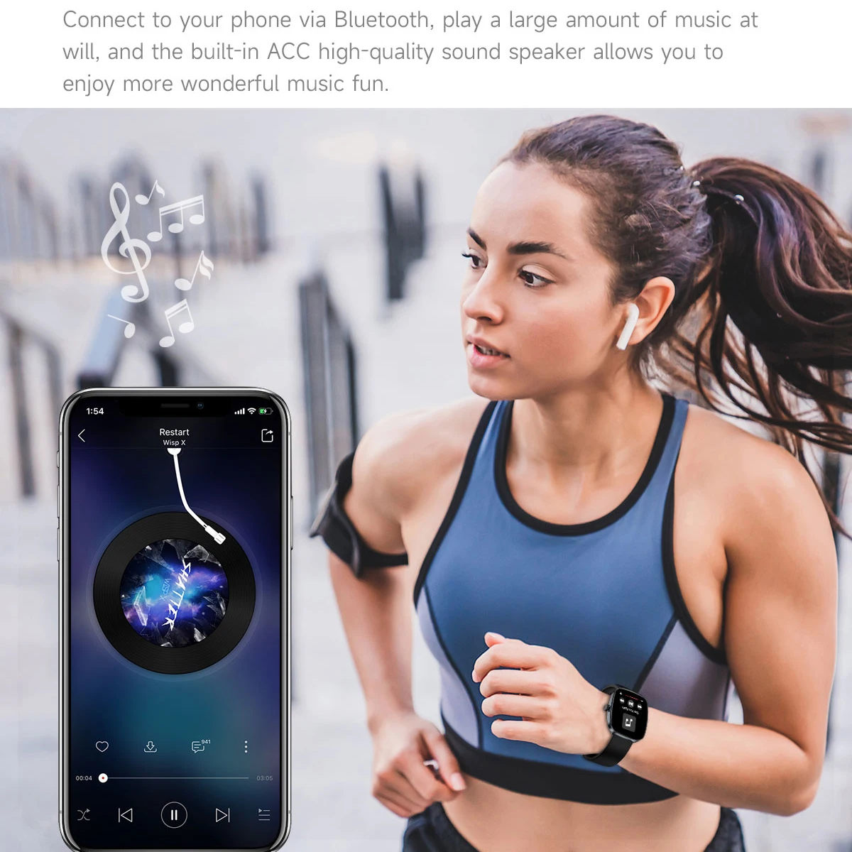 2026 ساعة نسائية عصرية الترا ساعة ذكية 1.83 "HD AMOLED شاشة لمس كاملة دعوة الصحة الرياضة ساعة ذكية للسيدات Xiaomi IOS