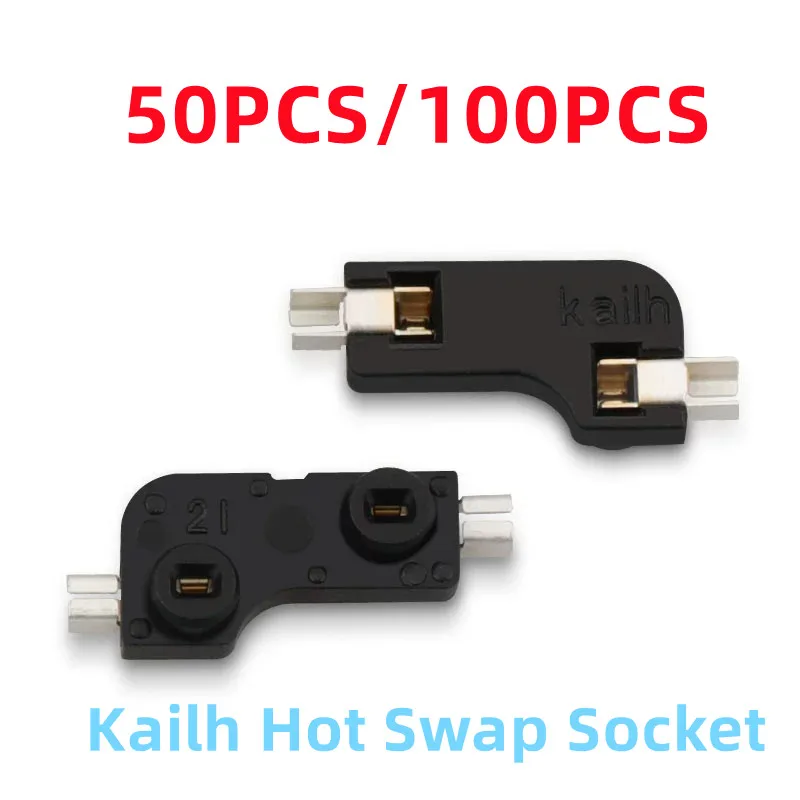 

New KAILH 50PCS/100PCS Hot Swap PCB Socket CPG1511 Connector Mechanical Keyboard Shaft Changer Chip For Cherry MX