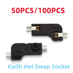 New KAILH 50PCS/100PCS Hot Swap PCB Socket CPG1511 Connector Mechanical Keyboard Shaft Changer Chip For Cherry MX