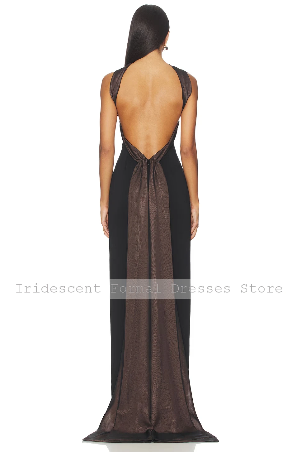 Aangepaste backless avondjurken sexy vrouwen zwarte lange galajurk strapless lieverd halslijn zwarte lange feestjurk maxi