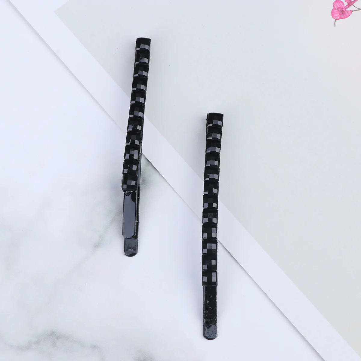 

40pcs Rhinestone Hairpins Durable Bang Clips Women Hair Accessories Fashion Stylish Travel Easy Carry Decoration Perfect Gift