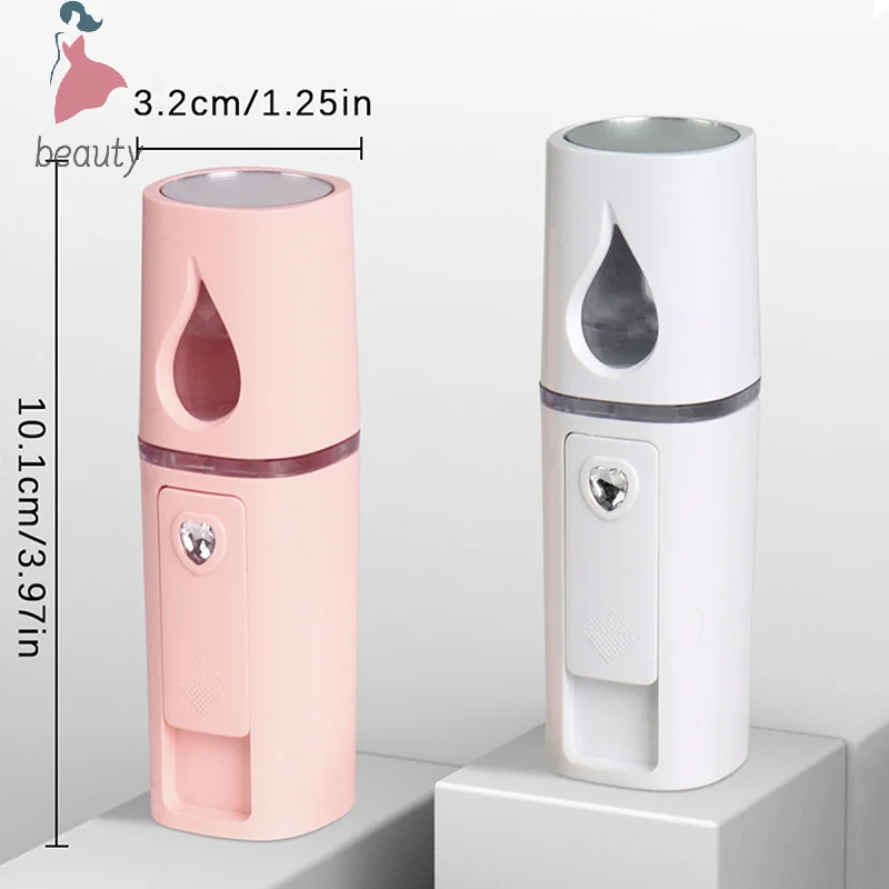 Humidificador Facial recargable por USB, Mini vaporizador Facial, atomizador Facial, Humidificador Facial