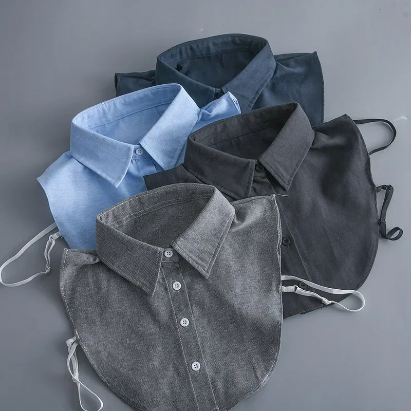 Collar falso con cuello Formal para mujer, camisa desmontable, cuello de negocios, solapa extraíble, cuello falso para niñas, Fuax Cols