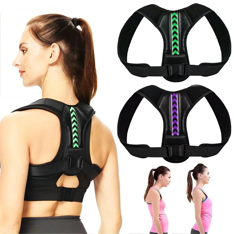 Adjustable Back Shoulder Posture Corrector Belt Clavicle Spine Support Reshape Your Body Home Office Sport Upper Back Neck Brace