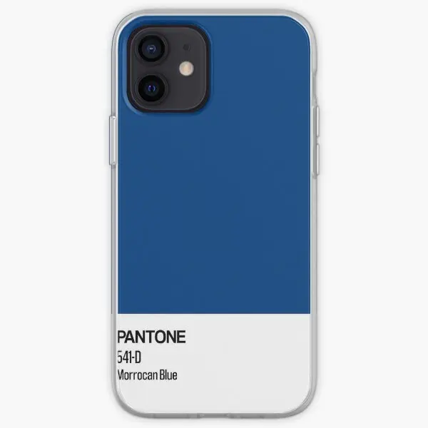 Pantone Morrocan Blue Iphone Tough Cas  Phone Case Customizable for iPhone X XS XR Max 6 6S 7 8 Plus 11 12 13 14 Pro Max Mini