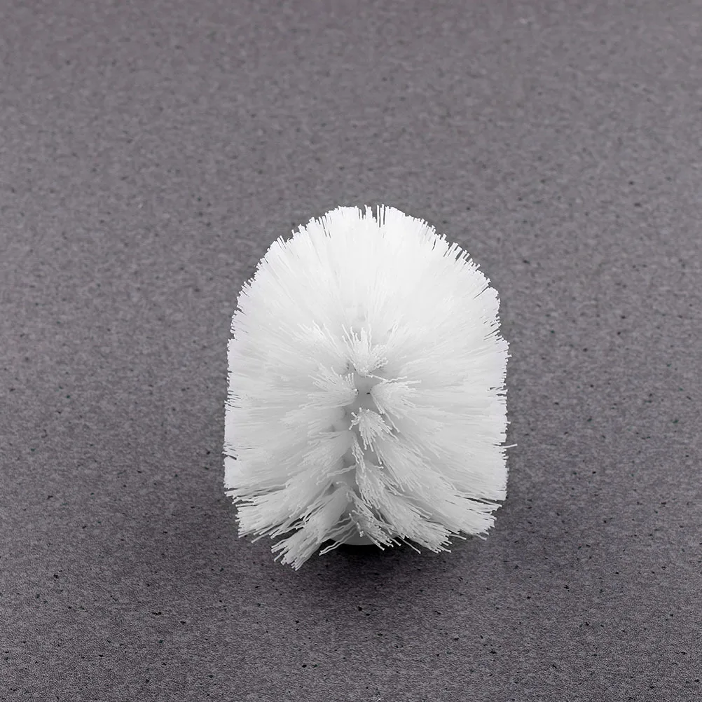 

6 шт. пластиковые насадки для туалетной щетки, сменные прочные щетинки, эффективные аксессуары для чистки ванной комнаты, набор щеток