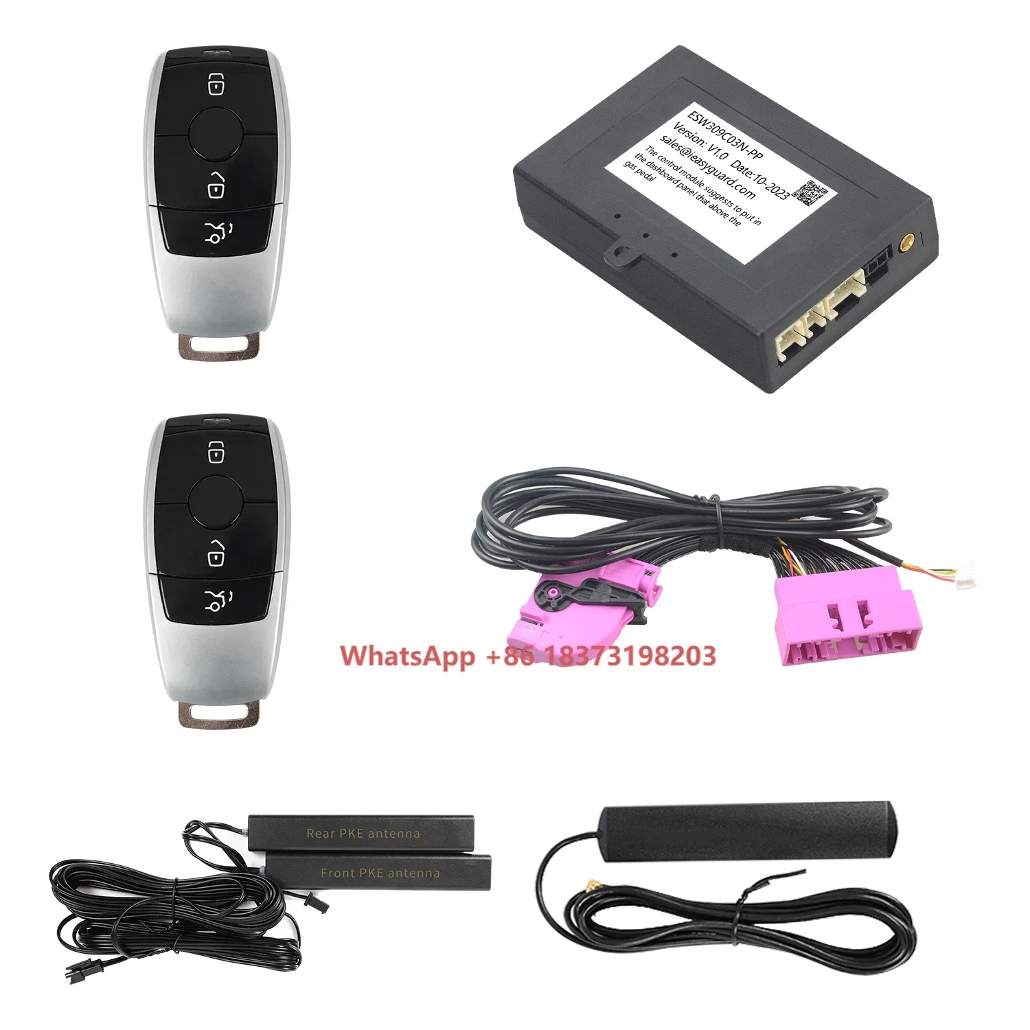 

Оптовая цена от производителя: Умный ключ EASYGUARD для Mercedes-Benz A W177, B W247, GLA H247, GLB X247 с кнопкой запуска OEM