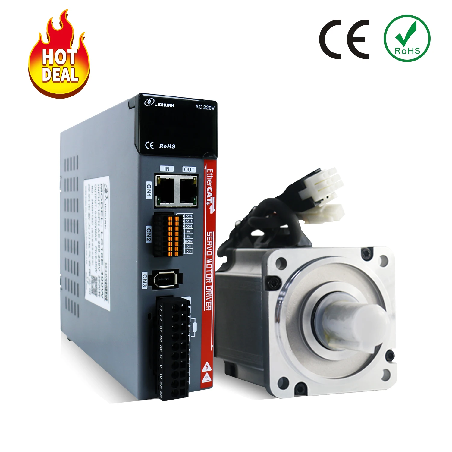 Lichuan 750w 1kw Ethercat 3/4  - Servo Motor Cnc reseña y precio
