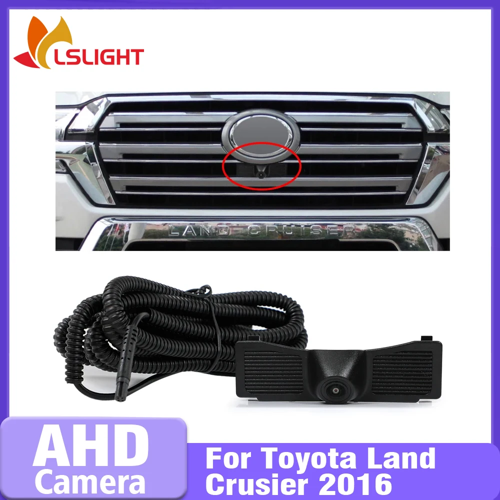 

Car Front View Camera For Toyota Land Cruiser 2016 AHD 1080P Night Vision 150° Fisheye Lens Waterproof Parking Monitor