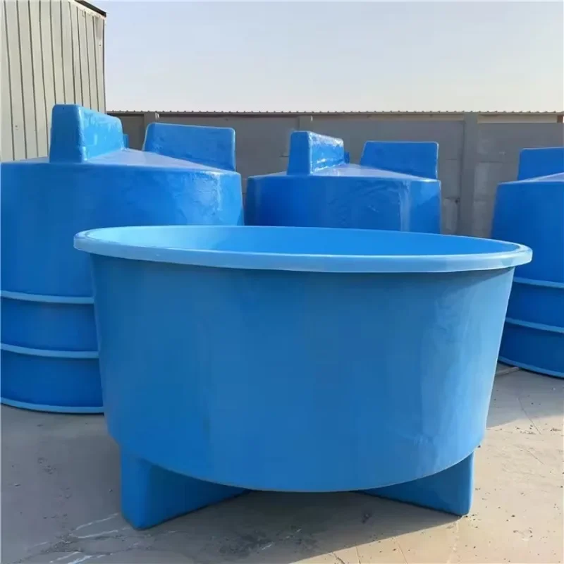 High Quality Indoor Fish Farm Customized Round Aquaculture Fiberglass Fish Tank