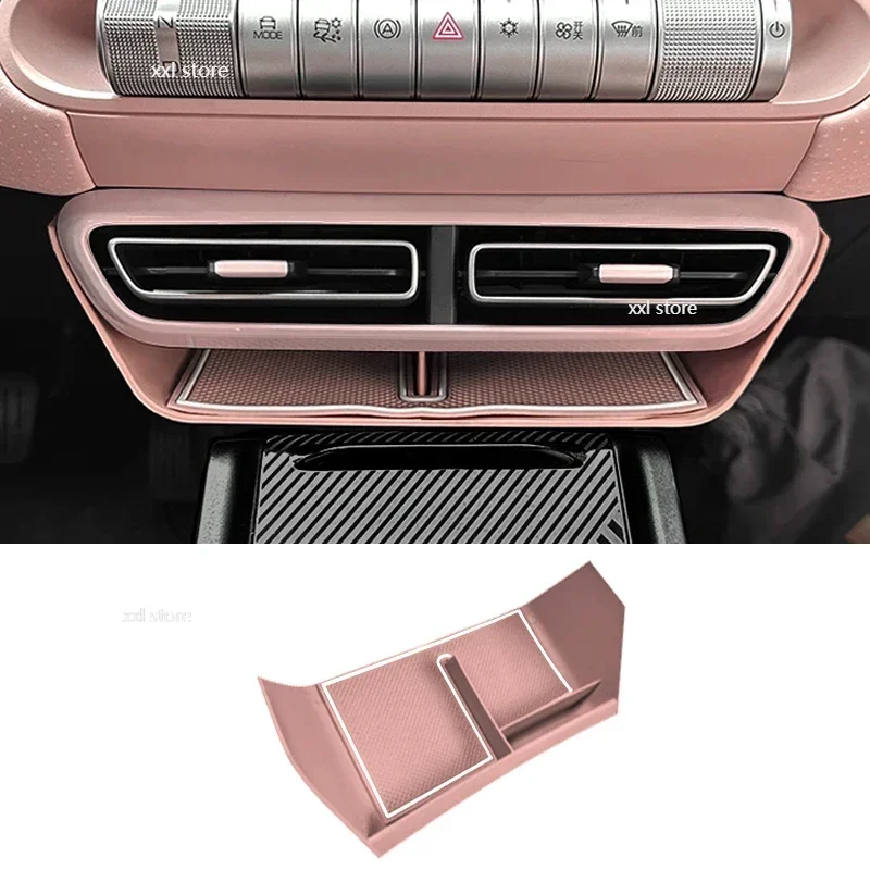 Car Air Outlet Storage Box For BYD Seagull Car Central Control Air Conditioning Air Vent Storage Box Auto Interior Accessories