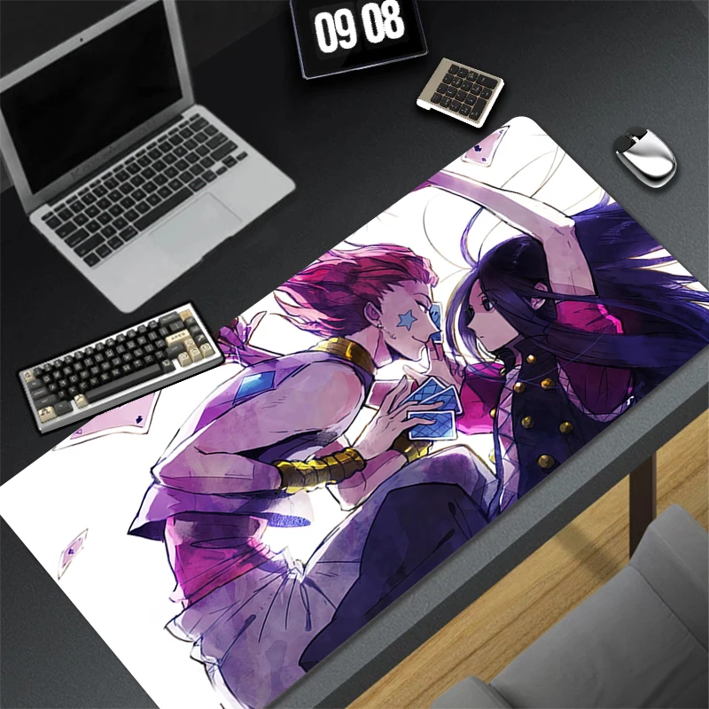 

Computer Gaming Accessories Mousepad Office PC Mouse Pad Keyboard Pad Desk Decoracion H-hunter x H-hunter Hisoka Anime Desk Mat