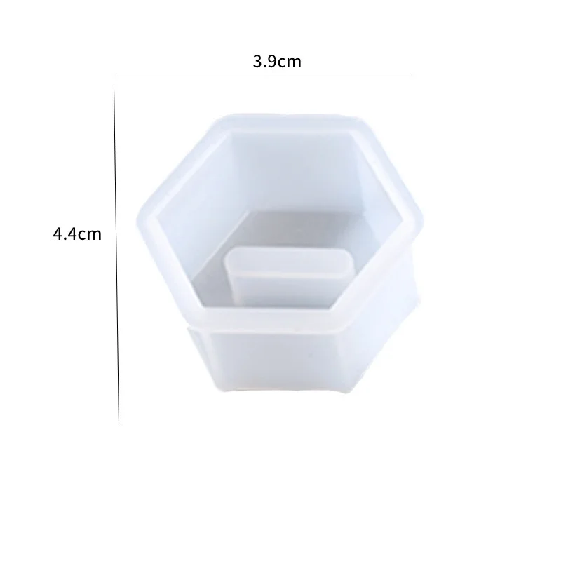 Molde de resina Epoxy de cristal DIY, soporte para anillo, soporte de almacenamiento, molde de silicona