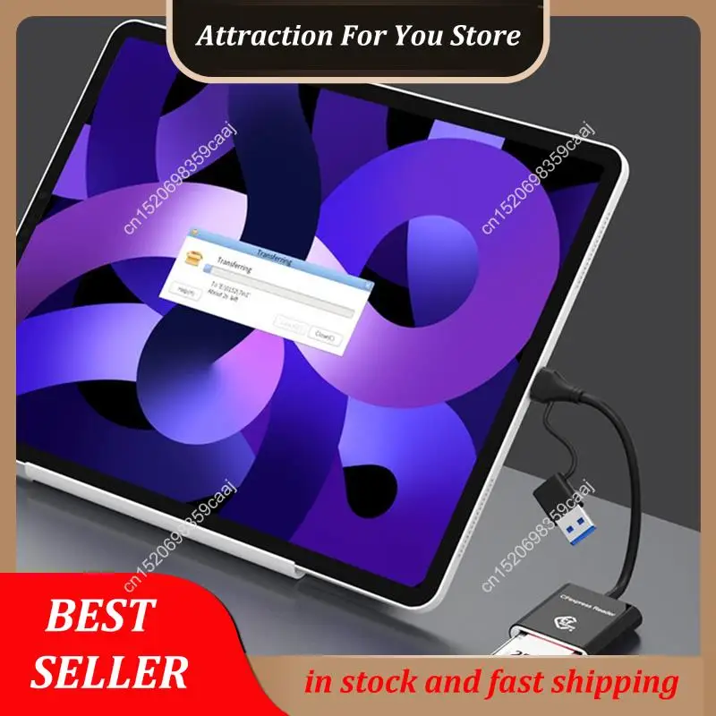 حار بيع 10Gbps Cfexpress نوع B قارئ بطاقات الكاتب USB3.2 Gen2 USB-C قارئ بطاقات Cfe لنظام أندرويد Win XP/Vista/7/8/8.1/10/11 #4