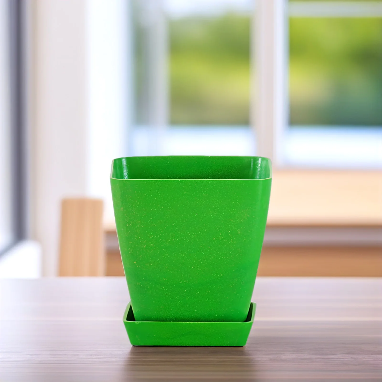 مجموعتان من أواني الزهور الصغيرة للعصارة، مزارعي خفيف الوزن ومتين، ديكور المكتب المنزلي، أوعية حديقة مربعة بيضاء للحليب