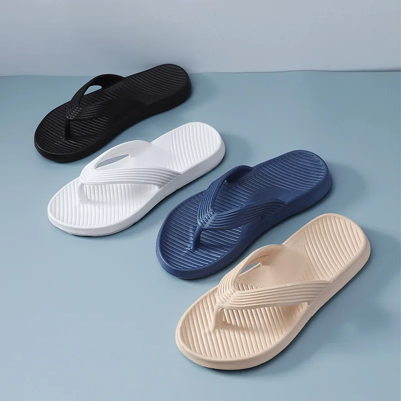 EVA flip flops for men and women, minimalist summer beach flat flip flops, lightweight indoor and outdoor flip flops