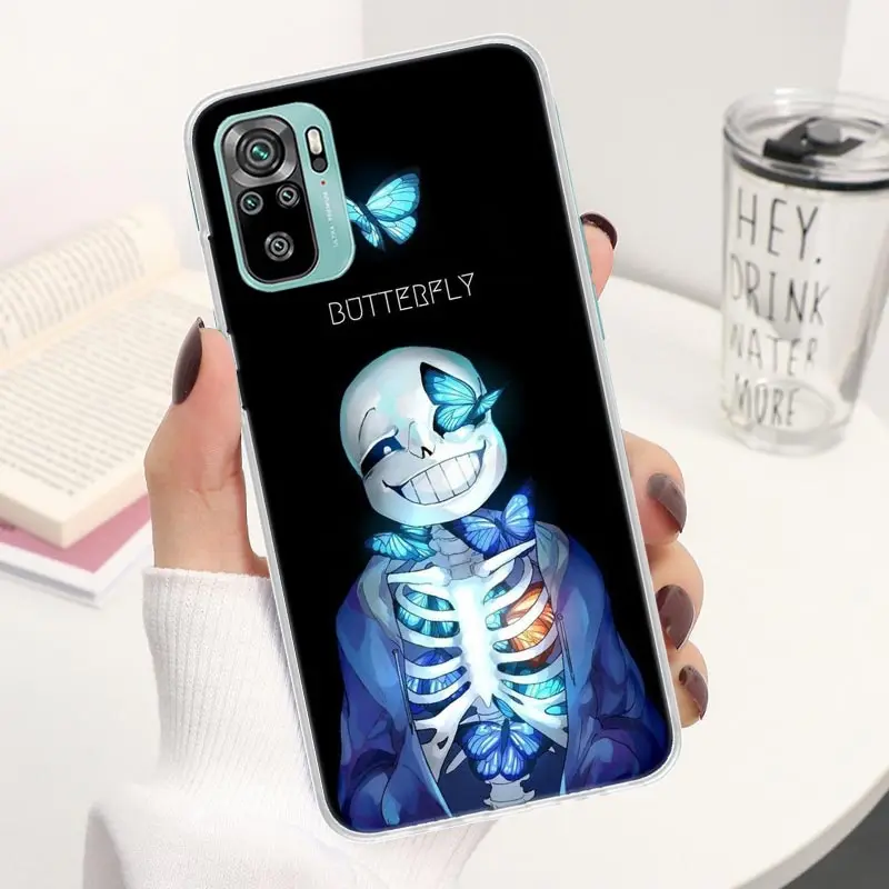 Undertale Papyrus Sans Doggo Coque Phone Case For Xiaomi Redmi Note 13 12S 12 11S 11T 11E Pro Plus 11 10 10S 9 9S 8 8T 5G Cover 