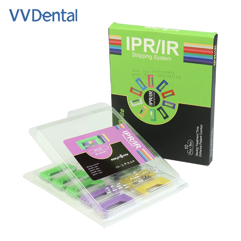 VV Dental 10Pcs Orthodontic Interproximal Reduction Strips Reduction Strips Hand Use Polish Reusable & Autoclavable