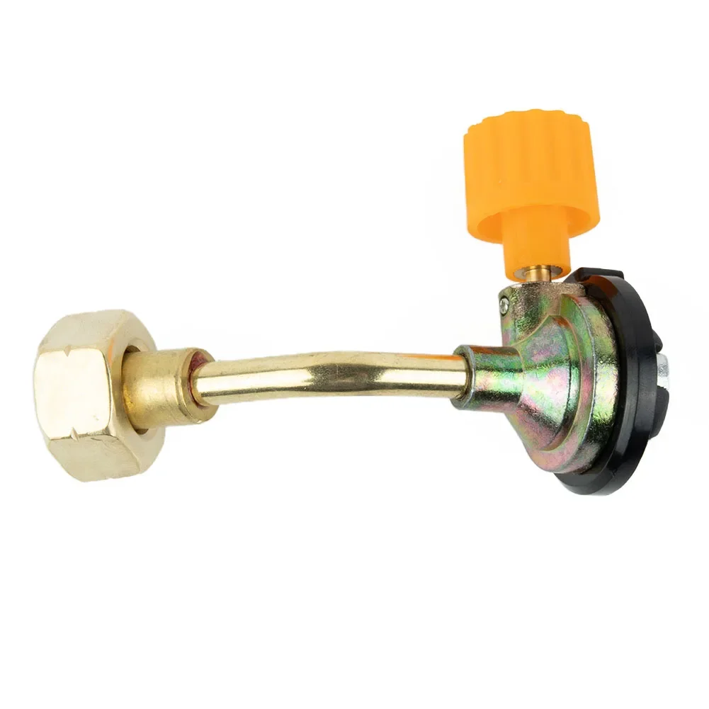 1 SZTUK bezpośredni zawór ładowania kasety Outdoor Camping do butli z butlą gazową Złącze do napełniania zbiornika Zespół adaptera