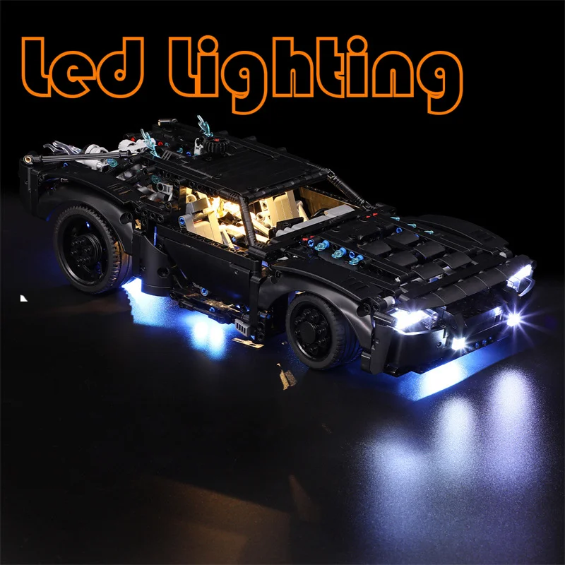 Lighting Set For 42127 The Batmansed Batmobile The Avengersed Super Herosed Not Include Building Block (Only Led Light Kit)