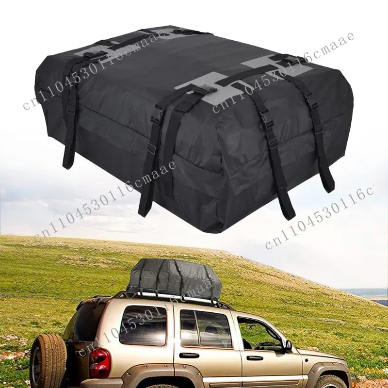 

NEW Car Collapsible Roof Bag 600D Oxford Cloth Roof Package 109*86*43cm Luggage Storage Travel Anti-scratch Soft Layer Exterior