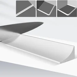 Rubber Silicone Shower Barrier Water Stopper Bathroom Waterproof Strip Water Retaining Strip Bendable Door Bottom Sealing Strip