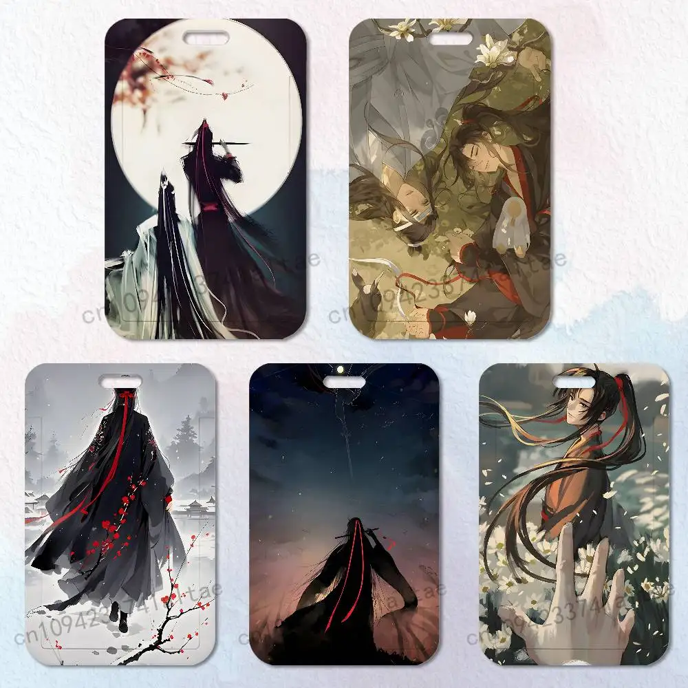

Grandmaster D-Demonic Cultivation Card Holder Durable With Carabiner Name Tag Vertical ID Badge Holders Credentials Protection