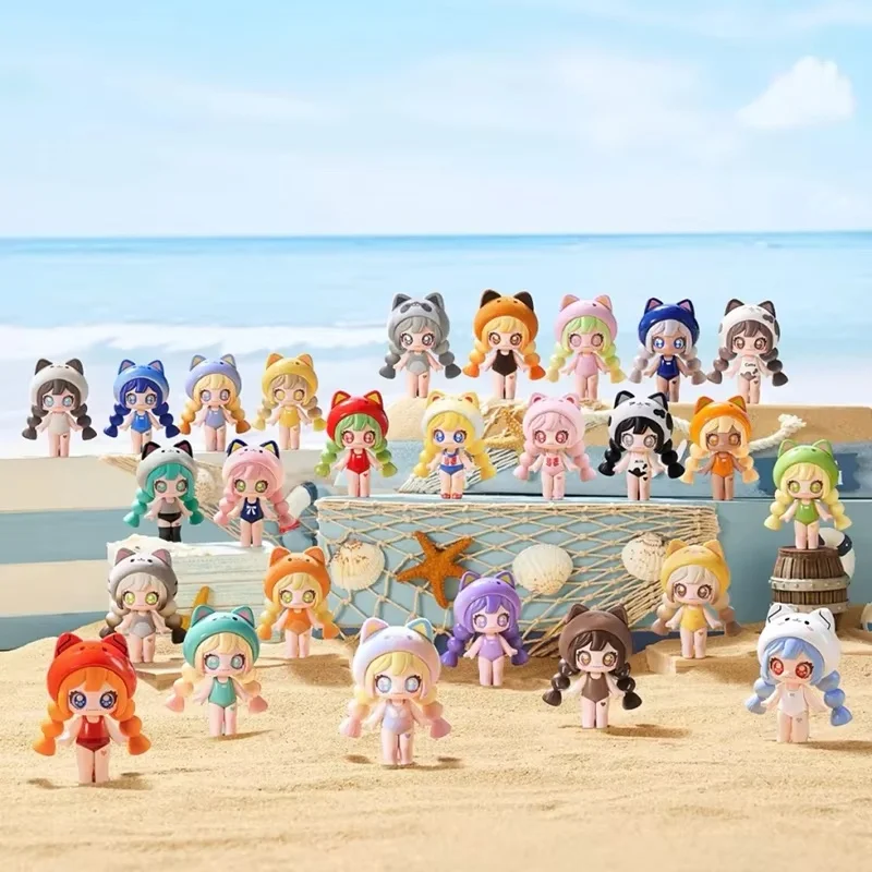 

MINISO HOLA Dopamine Cats Series Iconbox слепая коробка милый кот фигурки Коллекционная модель игрушки подарок